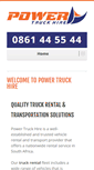 Mobile Screenshot of powertruckhire.co.za